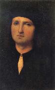 PERUGINO, Pietro Portrait of a Young Man oil painting on canvas